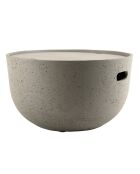 Table basse ronde Hans béton - 58x58x32 cm