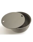 Table basse ronde Hans béton - 58x58x32 cm
