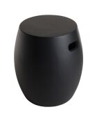 Table d'appoint ronde Hans noire - 43x43x47 cm