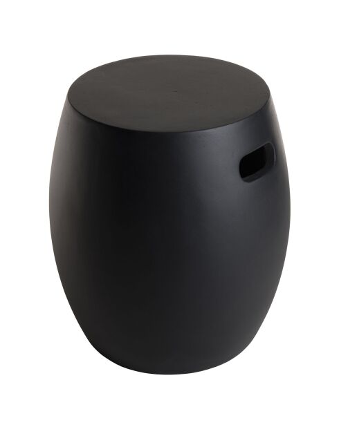Table d'appoint ronde Hans noire - 43x43x47 cm