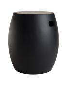 Table d'appoint ronde Hans noire - 43x43x47 cm