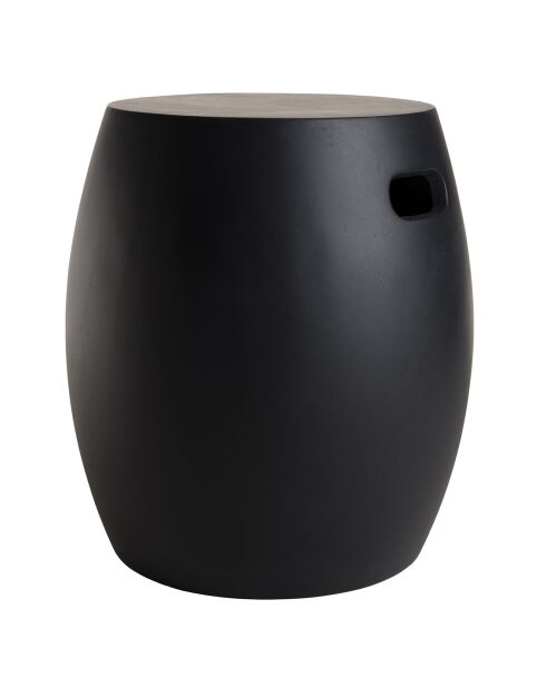 Table d'appoint ronde Hans noire - 43x43x47 cm