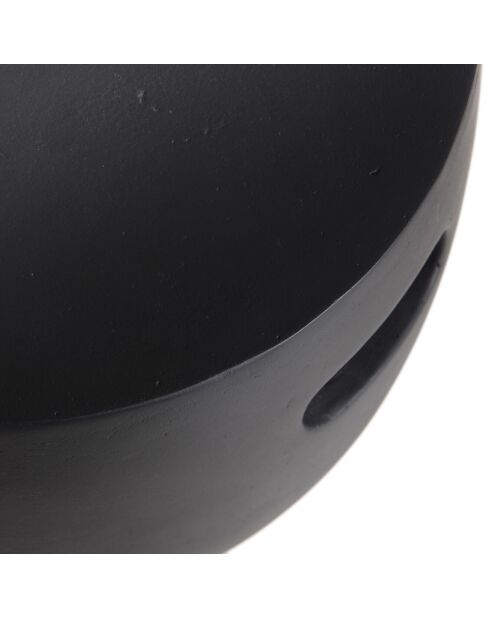 Table d'appoint ronde Hans noire - 43x43x47 cm