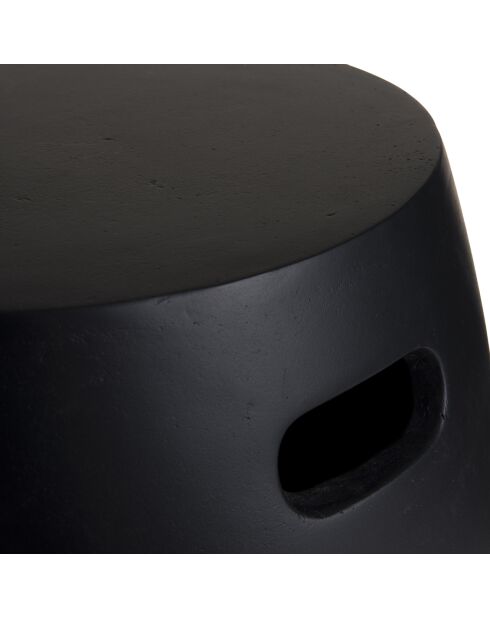 Hans ronde zwarte bijzettafel - 43x43x47 cm