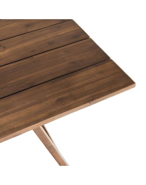 Table rectangulaire Victoire bois  - 220x90x73 cm