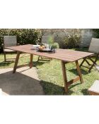 Table rectangulaire Victoire bois  - 220x90x73 cm