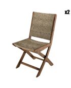2 Chaises pliantes Victoire bois