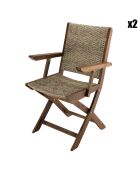 2 Fauteuils pliants Victoire bois