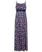 Robe longue bleu marine