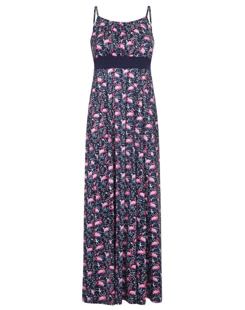 Robe longue bleu marine