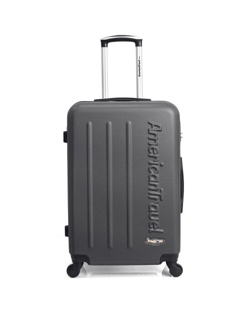 Bronx Long-Stay-Koffer mit 4 Rädern und Rollen, 75 cm, dunkelgrau