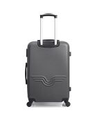 Bronx Long Stay Suitcase met 4 wielen en enkele wielen 75 cm donkergrijs