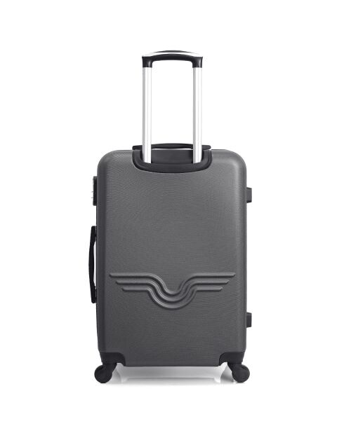 Bronx Long-Stay-Koffer mit 4 Rädern und Rollen, 75 cm, dunkelgrau