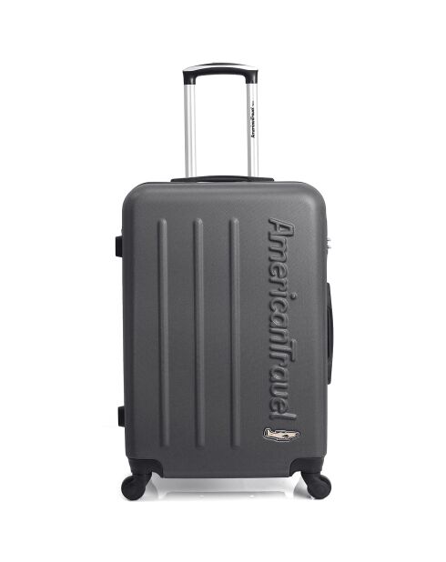 Valise Moyen Séjour 4 roues Bronx 65 cm gris foncé