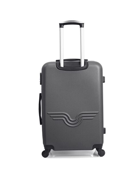 Valise Moyen Séjour 4 roues Bronx 65 cm gris foncé