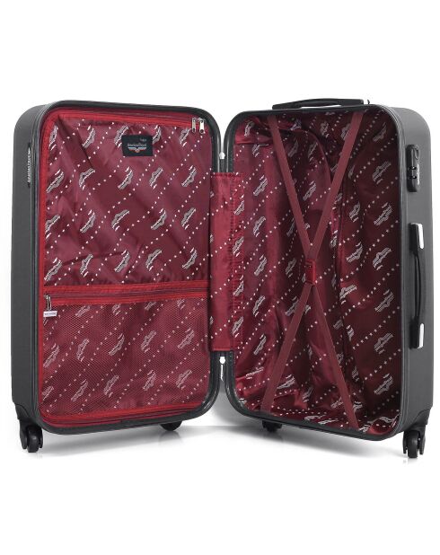 Valise Moyen Séjour 4 roues Bronx 65 cm gris foncé