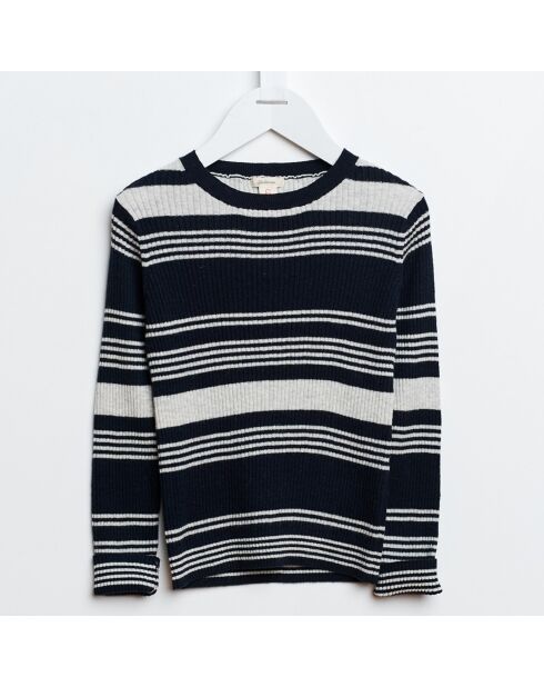 Pull Glava à rayures noir/blanc