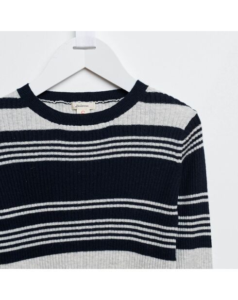 Pull Glava à rayures noir/blanc