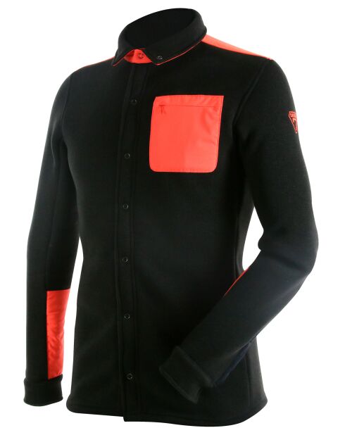 Chemise Première couche Polartec Cevennes noir/magma