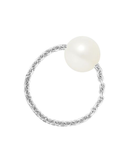 Bague Zoran Argent Perle d'Eau Douce blanche