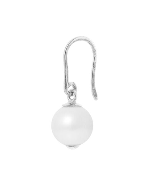 Boucles d'oreilles Argent Perles d'Eau Douce Lena blanc naturel