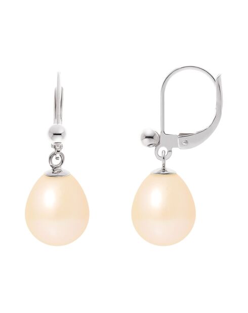 Boucles d'oreilles Extase Argent Perles d'Eau Douce roses