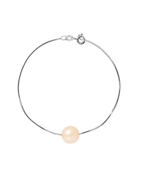 Bracelet Constante Argent Perle d'Eau Douce rose