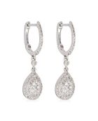 Boucles d'oreilles Princesse Stella Diamants 0.33 ct or blanc