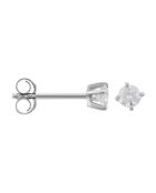 Boucles d'oreilles Single diamond Diamants 0.20 ct or blanc