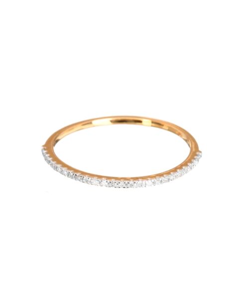 Bague Belle Alliance diamants 0,08 ct or jaune
