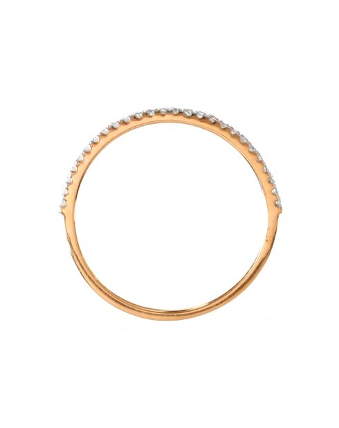 Bague Belle Alliance diamants 0,08 ct or jaune
