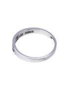 Bague Alliance Baguette Diamants 0.20 ct or blanc