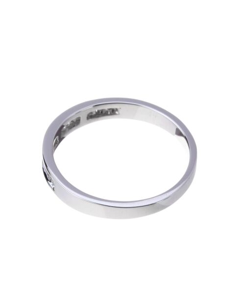 Bague Alliance Baguette Diamants 0.20 ct or blanc
