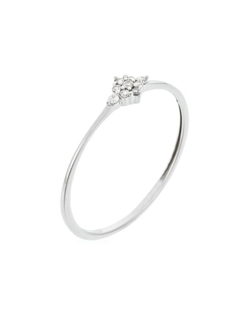 Bague Alma Diamants 0.05 ct or blanc