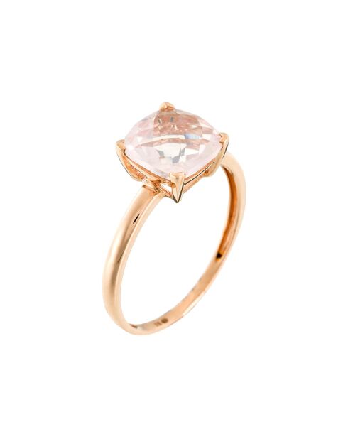 Bague Quartz Unique Quartz 2.10 cts or rose