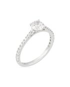Bague Solitaire Royal Diamant 0.70 ct or blanc