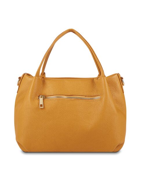 Allegra Handtasche aus Kamelleder - 30x20x14 cm