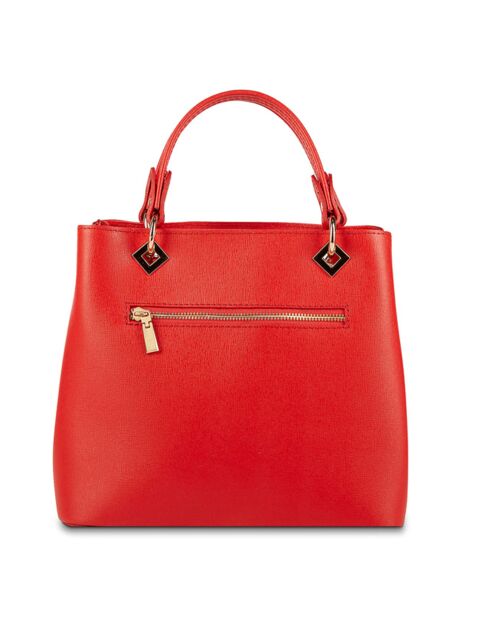 Sac en Cuir Flamme rouge - 28x24x14 cm