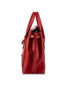 Sac à main en Cuir Jane rouge - 36x35x24 cm