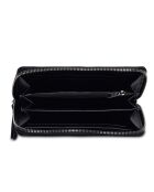 Kaya zwarte leren portemonnee - 19,5x10,5 cm