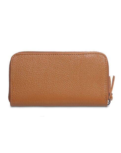 Camel Kaya leren portemonnee - 19,5x10,5 cm