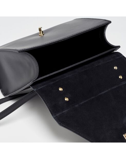 Black Shak Lederhandtasche - 23,5 x 20 x 10 cm