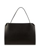Vecy schwarze Lederhandtasche - 26x13x3 cm