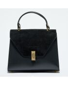 Black Shak Lederhandtasche - 23,5 x 20 x 10 cm