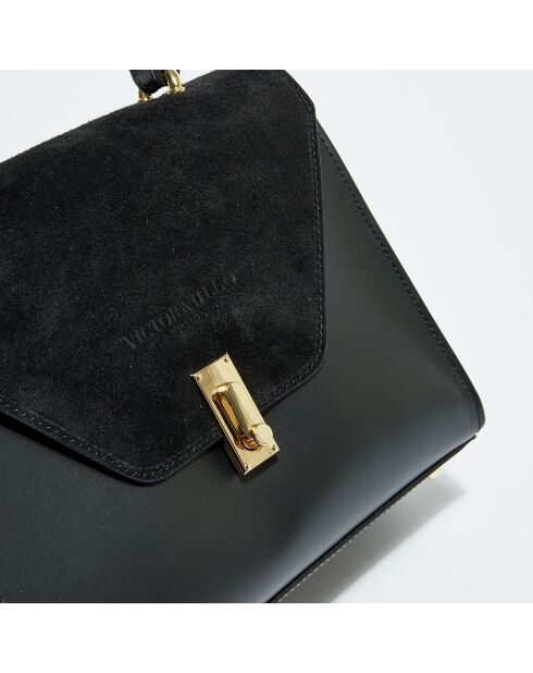 Black Shak Lederhandtasche - 23,5 x 20 x 10 cm