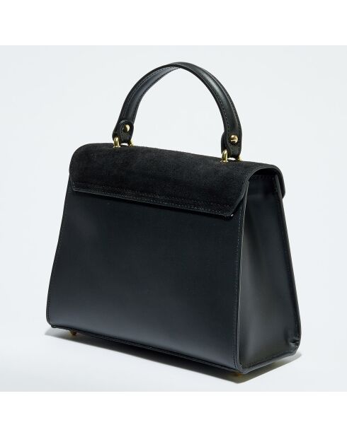 Black Shak Lederhandtasche - 23,5 x 20 x 10 cm