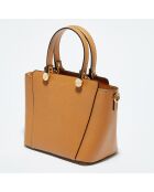 Cavoli Handtasche aus Kamelleder - 30x14,5x20,5 cm