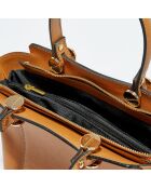 Cavoli Handtasche aus Kamelleder - 30x14,5x20,5 cm