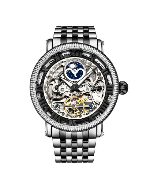 Montre Homme en Acier Automatique Legacy argenté/noir