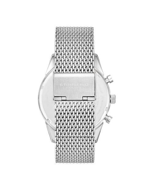 Montre Homme en Acier Quartz Chronographe Monaco argenté/noir